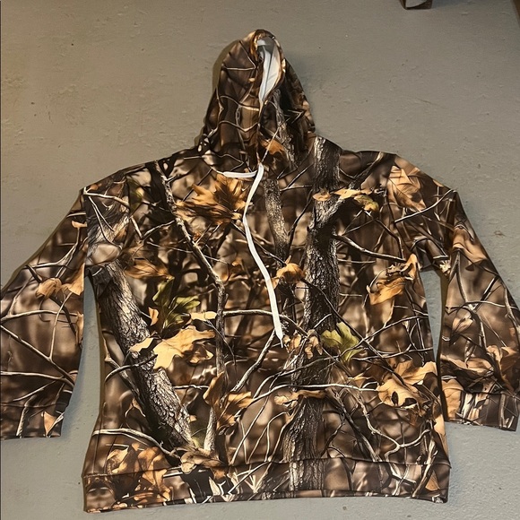 Other - Camouflage Hoodie with Drawstring